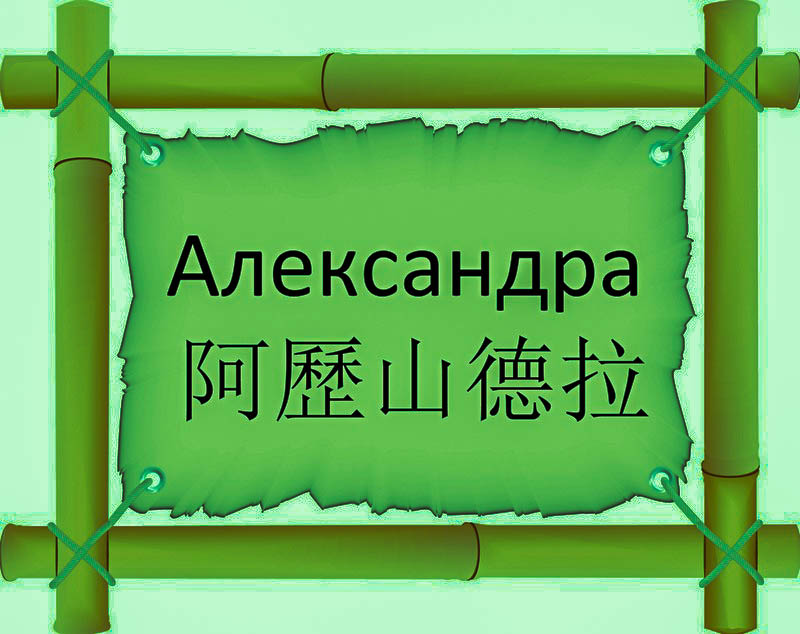 Имя Александра по китайски 阿歷山德拉 транслитом Ā Lì Shān Dé Lǎонлайн узнать FreeHSK Имя Александра по китайски 阿歷山德拉 транслитом Ā Lì Shān Dé Lǎонлайн узнать FreeHSK