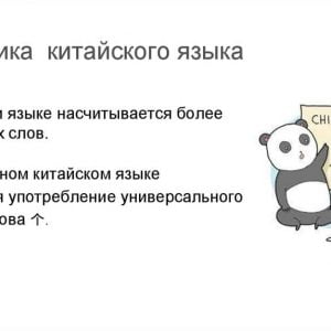 Порядок слов в китайском предложении